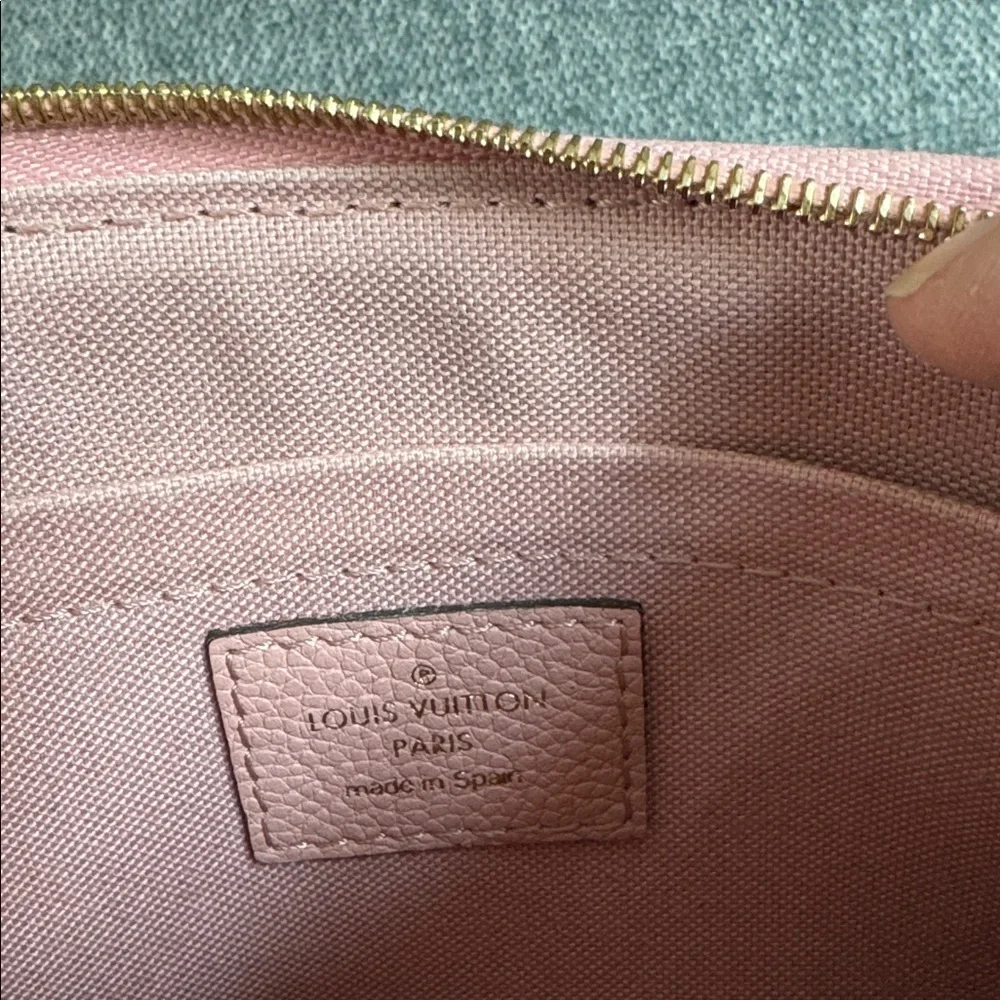 Authentic LV Louis Vuitton rare Pallas clutch crossbody in monogram ballarine - Picture 9 of 12